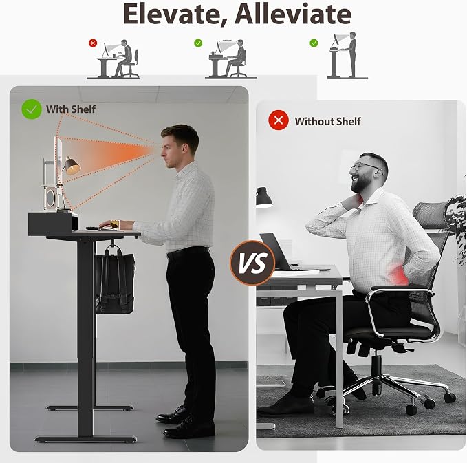 Agilestic Glass Standing Desk — view 7