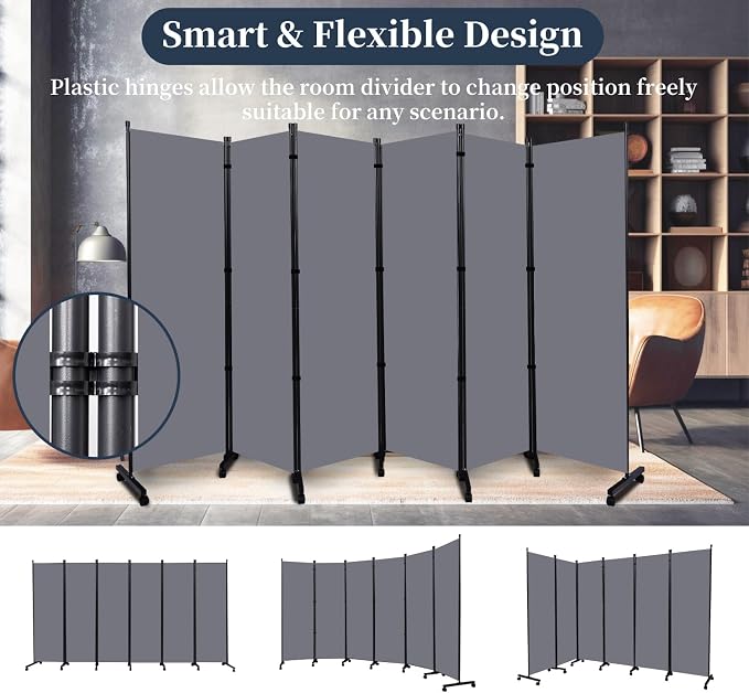 Room Divider Folding Privacy Screens — view 5
