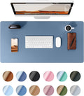 YSAGi Leather Desk Protector, Office Mat, Large Mouse Mat, Non-Slip PU Leather