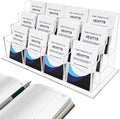 Vevitts Vertical Business Card Holder, Acrylic Business Card Display, Home &