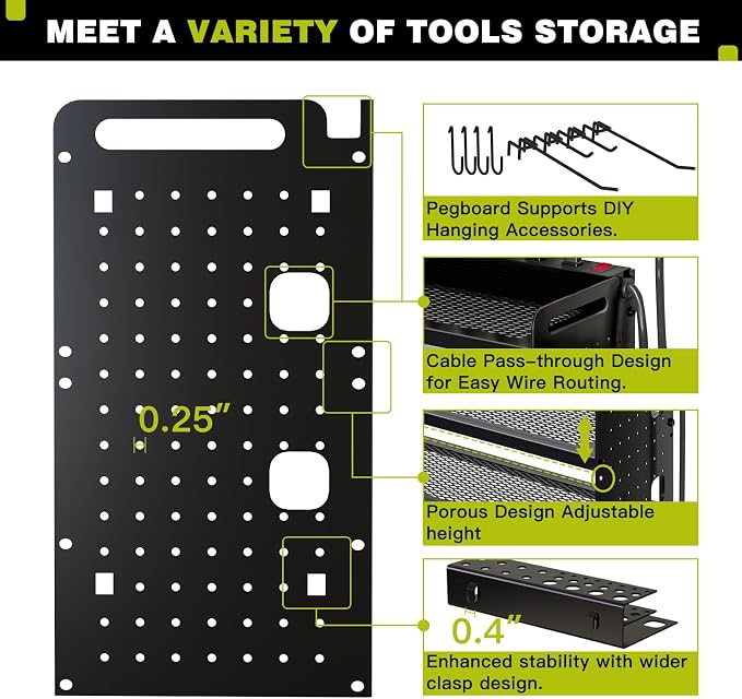 NattyDot Power Tool Organizer Wall Mount — view 6