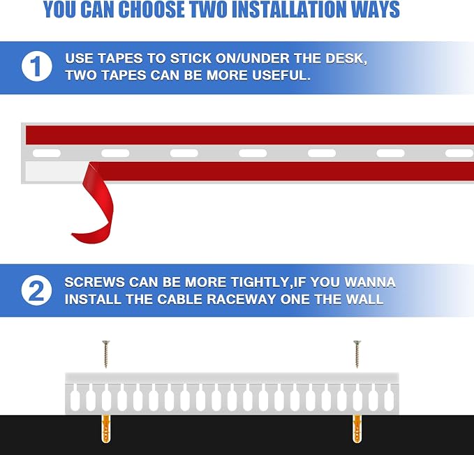 Cable Duct Management Raceway Kit, 62.8" Server Rack Cable Management, Cable — view 5