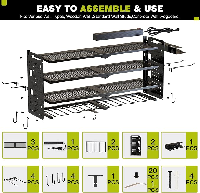 NattyDot Power Tool Organizer Wall Mount — view 7