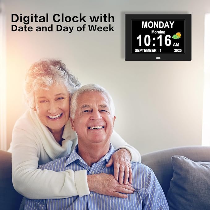 10'' Large Display Digital Alarm Clock — view 7