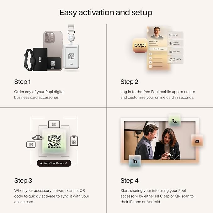 Popl Smart NFC Business Card — view 6