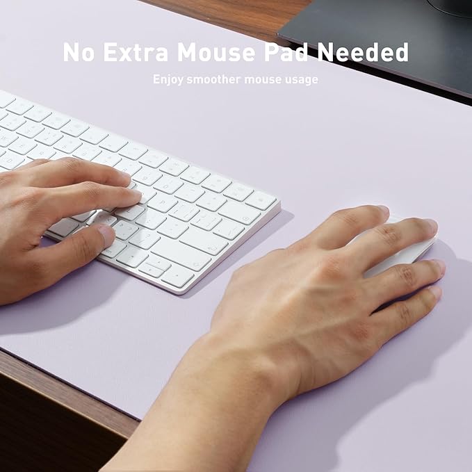 Aothia Large PU Leather Desk Pad Protector — view 3