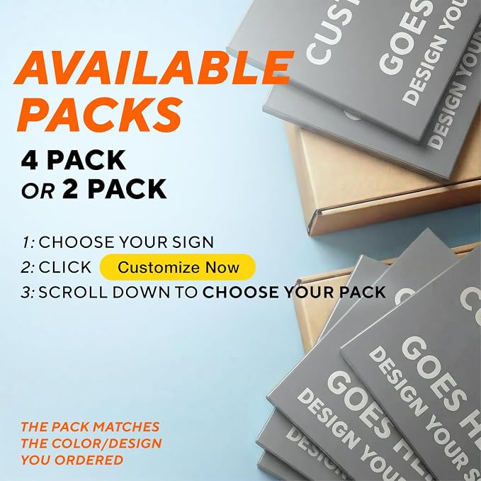 Custom Metal Signs, Personalized Aluminum, Customized Safety, Business Signs — view 4