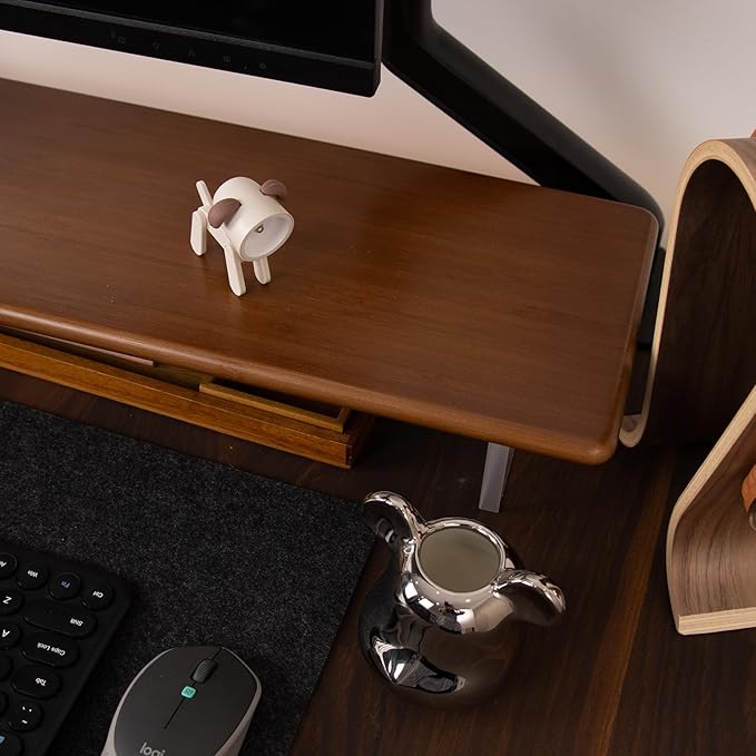 ROCDEER Bamboo Monitor Stand Riser — view 3
