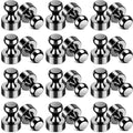 VNDUEEY 24Pcs Black Fridge Magnet Refrigerator Magnets, Magnets