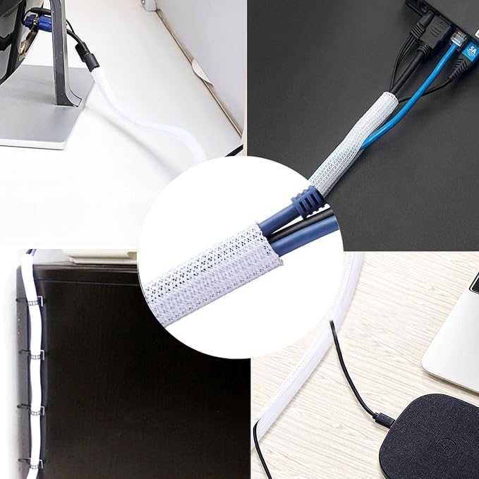 QCSIW 3/4"-25ft Braided Cable Sleeve Protector — view 9