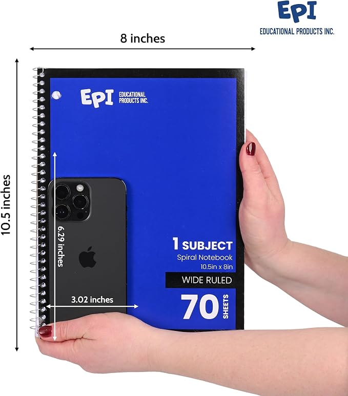 EPI Spiral Notebook | Wide — view 3