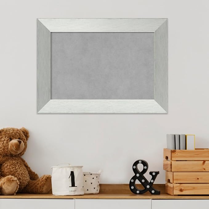 Amanti Art Silver Framed Magnetic Board 16x22 Small Vision Board — view 5