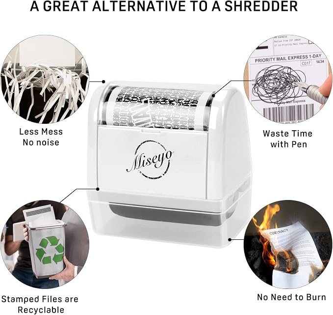 Miseyo Identity Theft Protection Roller Stamp Set — view 5