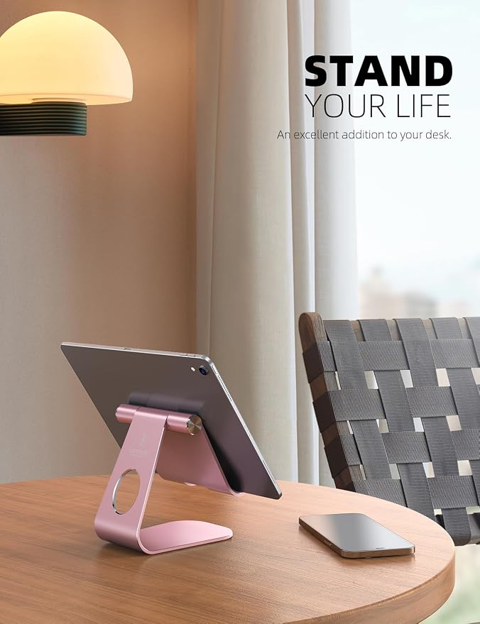Lamicall Tablet Stand, Adjustable Tablet Holder — view 2