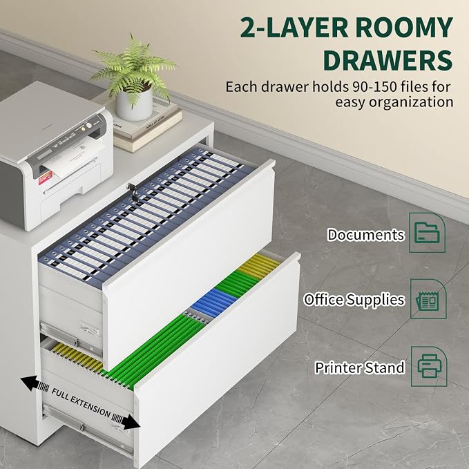 2 Drawer Lateral File Cabinet — view 5