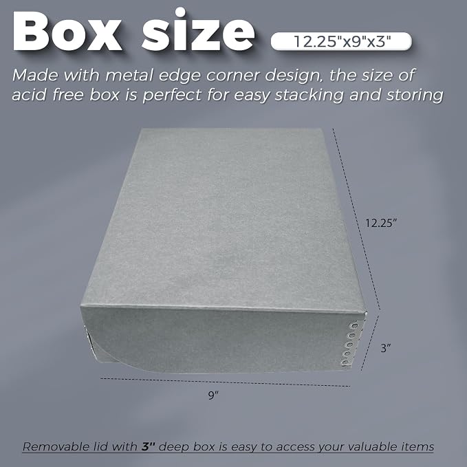 Lineco, 9x12 Clamshell Archival Folio Storage Box, Acid-Free — view 3