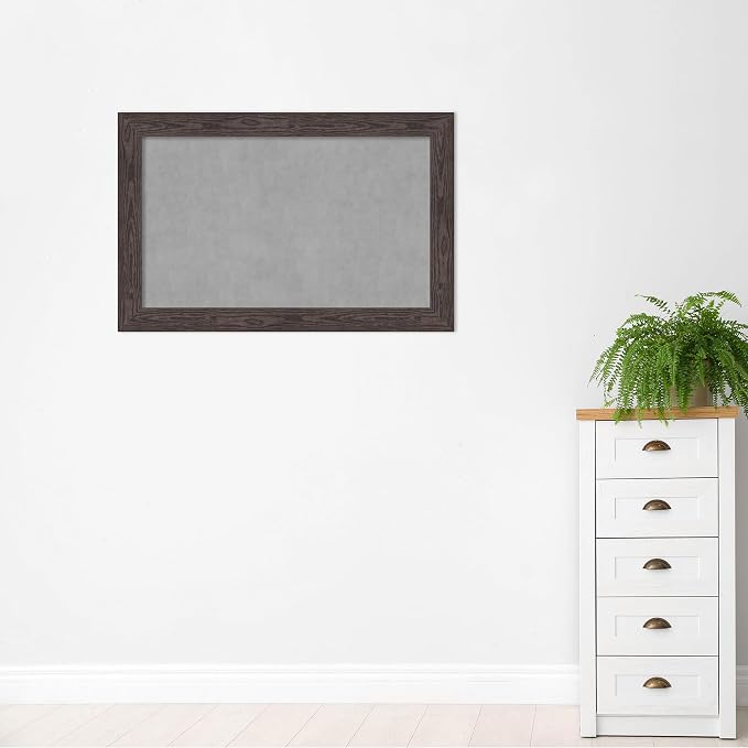 Amanti Art Black Framed Magnetic Board 30x46 Large Vision Board — view 5