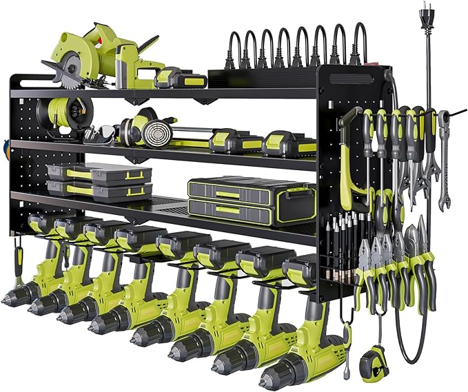 NattyDot Power Tool Organizer Wall Mount