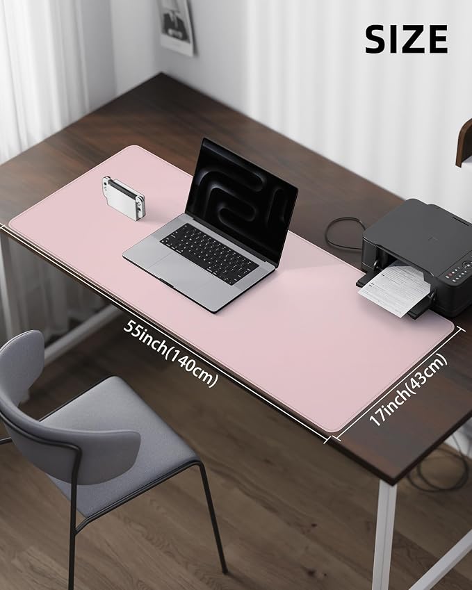 PU Leather Desk Mat Protector — view 5