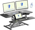 FLEXISPOT 40" Electric Standing Desk Converter, Height Adjustable Riser