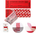 ChtepTamper 100 Pieces Total Transfer Tamper-Evident Stickers Security Labels