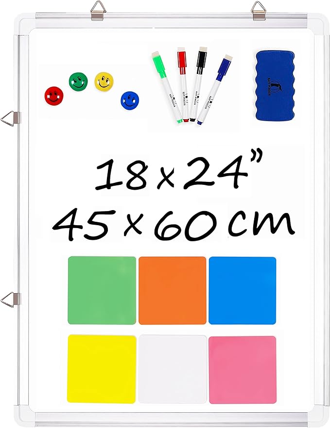 Whiteboard Set - 24 x 18 in Dry Erase Board