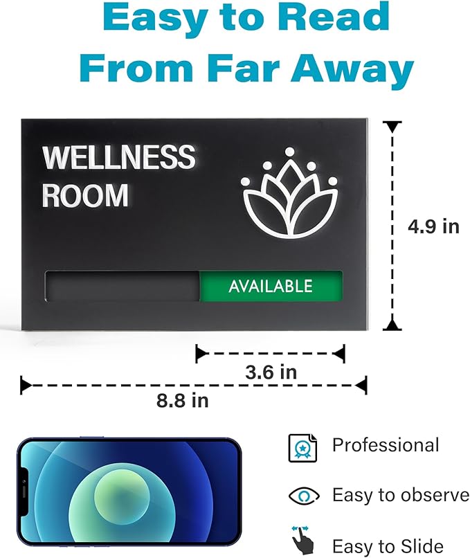 Wellness Room Sign — view 2