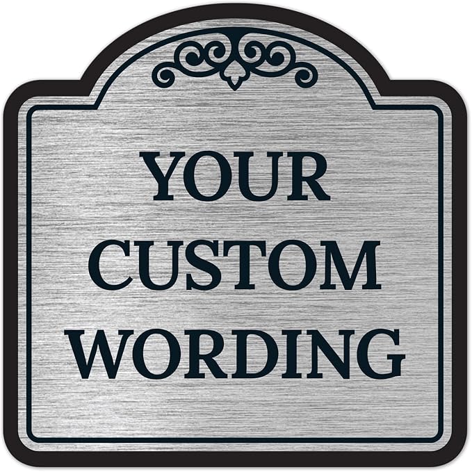 Custom Decorative Sign, Personalized Metal Sign