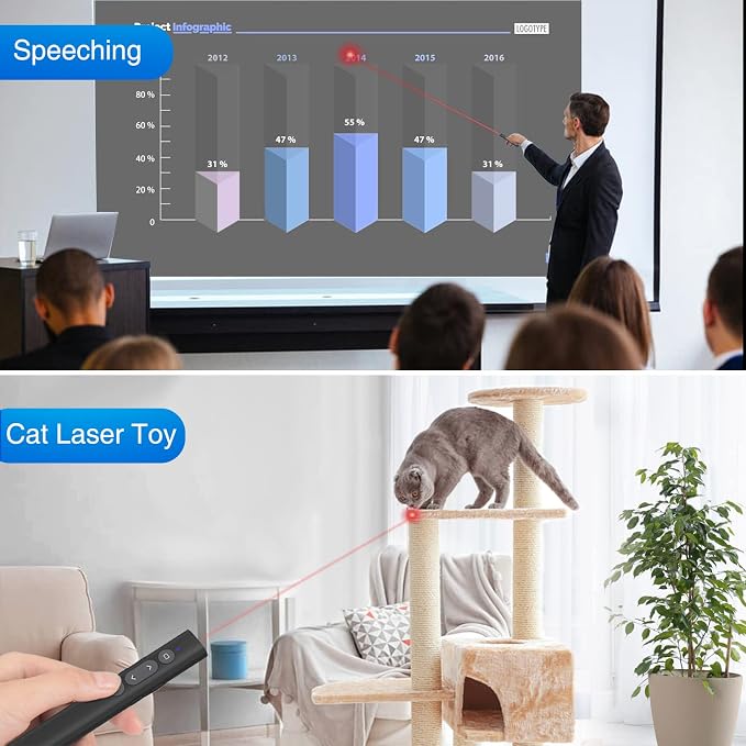2 in 1 USB Type C Presentation Clicker — view 3