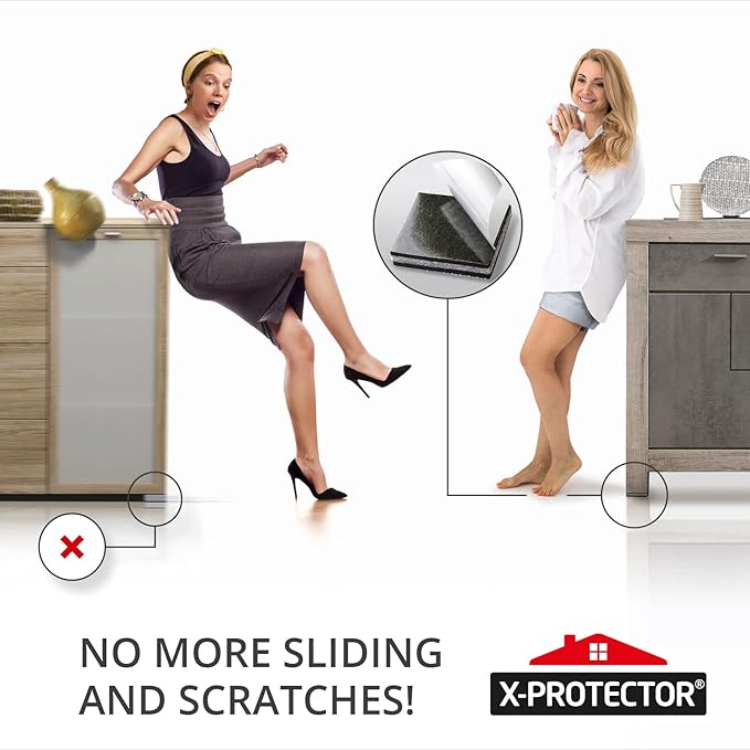X-PROTECTOR Non Slip Furniture Pads – 4 PCS Premium Furniture Grippers 6"! Best — view 6