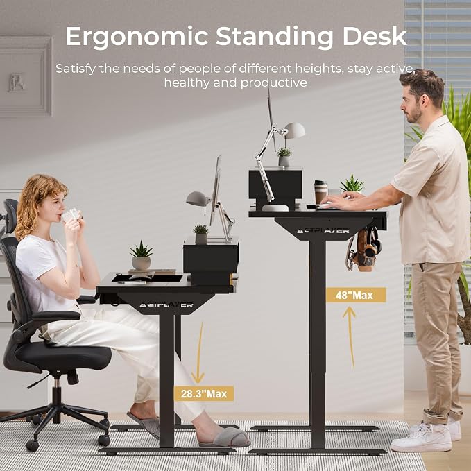 GTPLAYER Electric Standing Desk — view 3