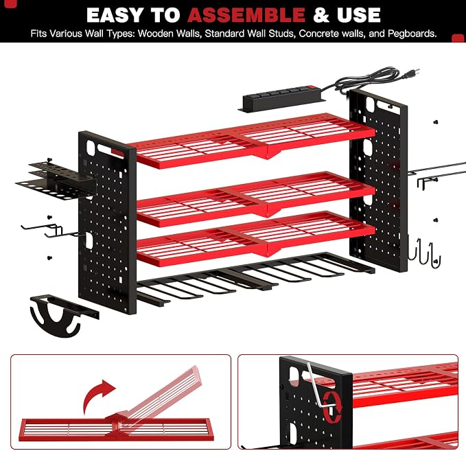 NattyDot Power Tool Organizer Wall Mount — view 7