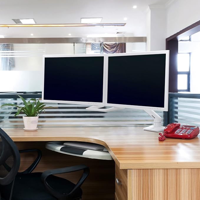 Ergotron – HX Dual Monitor Arm, VESA Desk Mount – — view 5