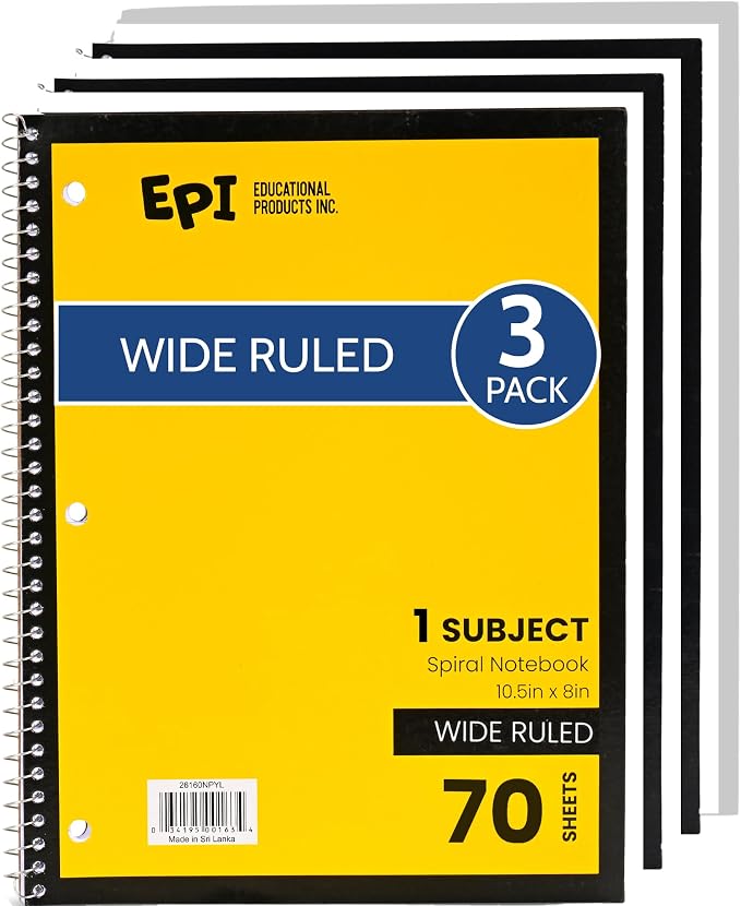 EPI Spiral Notebook | Wide