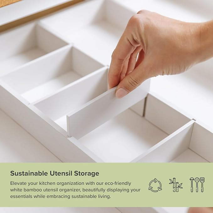 KitchenEdge Adjustable Kitchen Drawer Organizer — view 4