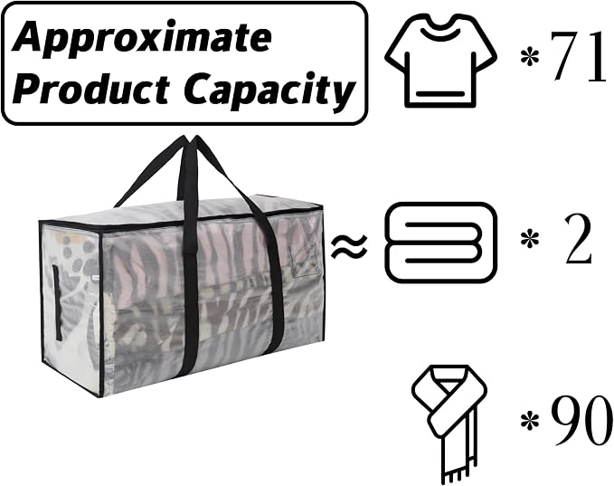 PWRSC Heavy Duty 93L Stackable Storage Bins — view 5