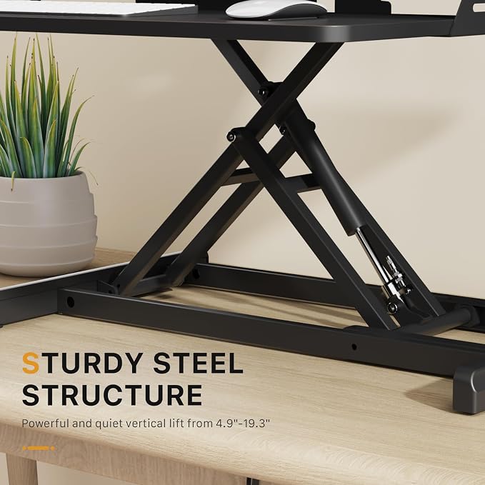JOY worker Standing Desk Converter, Desktop Workstation Riser — view 8