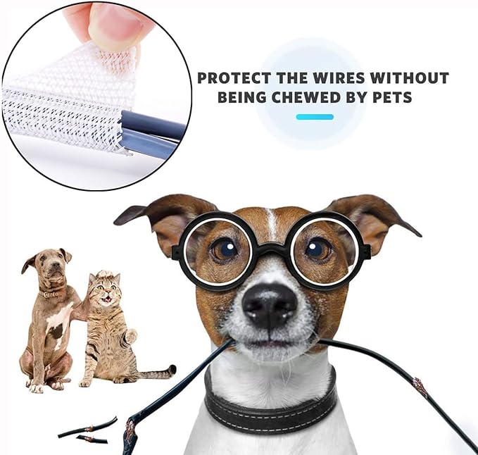 QCSIW 3/4"-25ft Braided Cable Sleeve Protector — view 2
