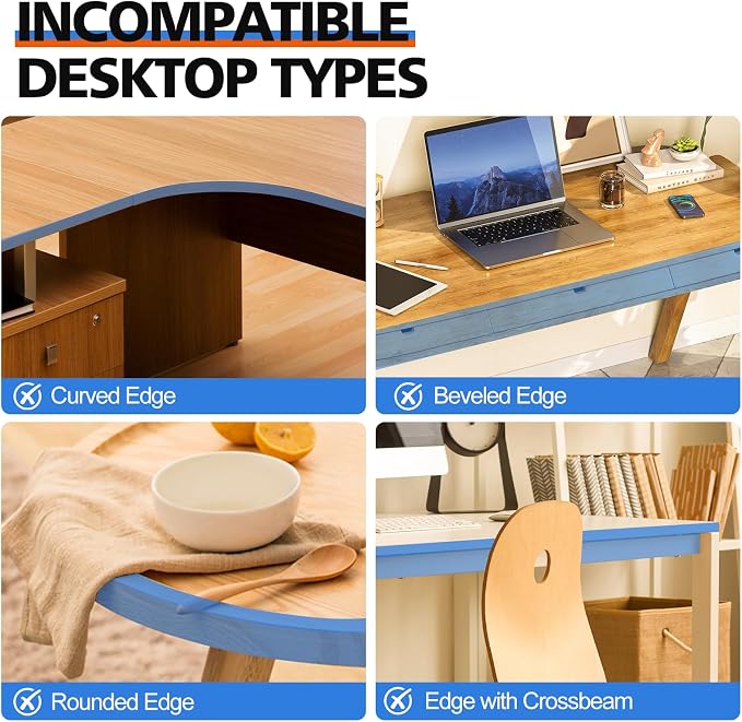 OUKMIC Large Height Adjustable Keyboard Tray — view 8