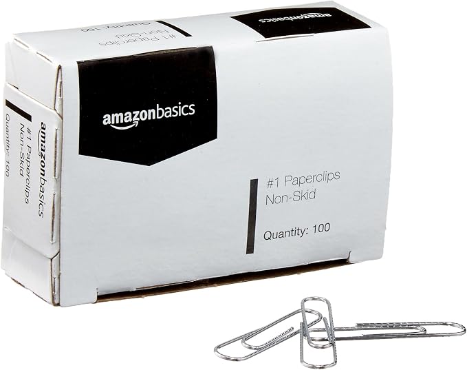 Amazon Basics No. 1 Paper Clips — view 2