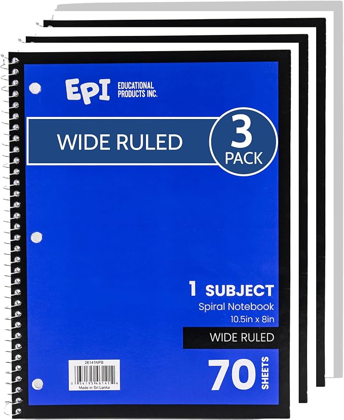 EPI Spiral Notebook | Wide