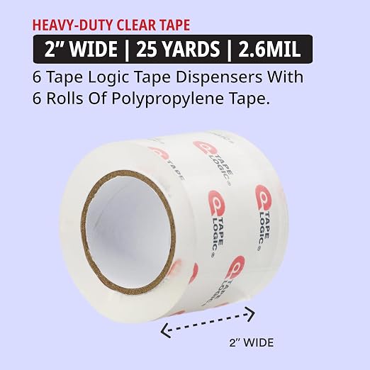 Tape Logic Heavy Duty 2in x 25yd Clear Packaging Tape — view 2