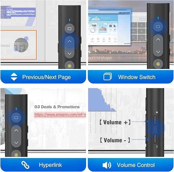 2 in 1 USB Type C Presentation Clicker — view 4