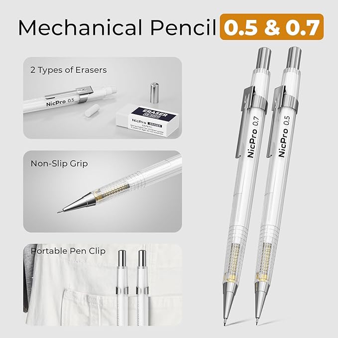 Nicpro 22 PCS Compass Geometry Tools — view 5