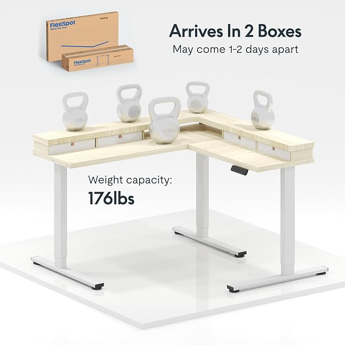 FLEXISPOT 63" L Shaped Standing Desk — view 6