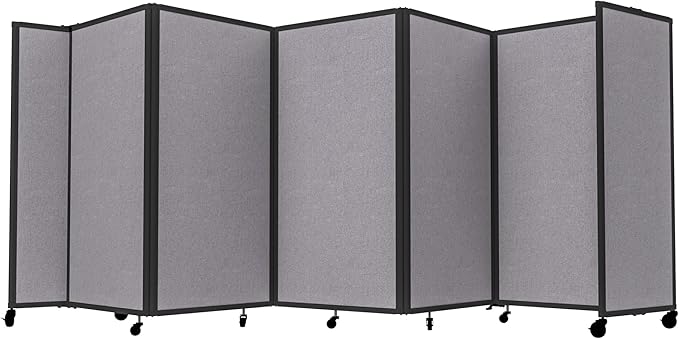 Versare Room Divider 360 Portable Wall Partition | Folding Panels | Large