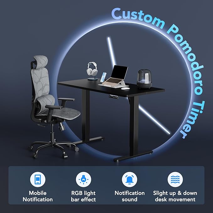 HUANUO AI-Powered Electric Standing Desk — view 4