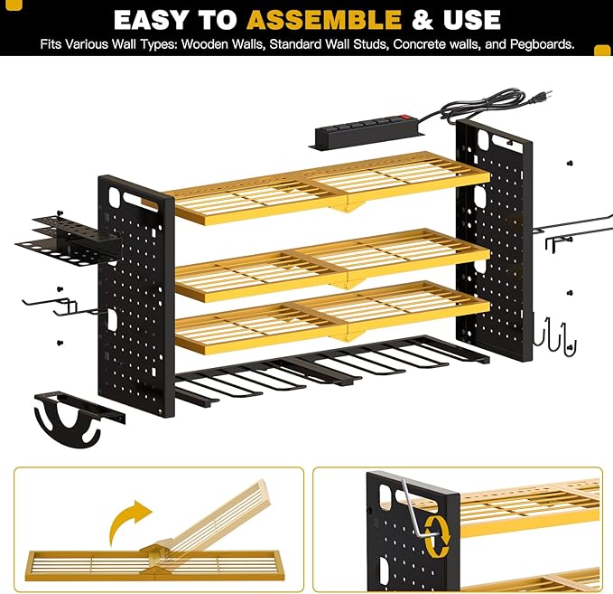 NattyDot Power Tool Organizer Wall Mount — view 7