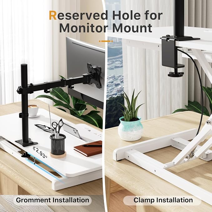JOY worker Standing Desk Converter, Desktop Workstation Riser — view 7