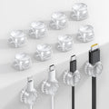 12Pack Cord Organizer Spring Cable Holder Clips